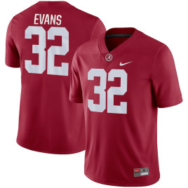 Men's - Rashaan Evans Alabama Crimson Tide Nike Game Crimson College Football Jersey