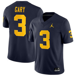 Men's - Rashan Gary Michigan Wolverines Jordan Brand Game Navy College Football Jersey