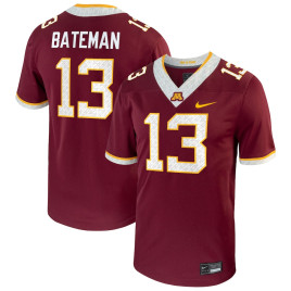Men's - Rashod Bateman Minnesota Golden Gophers Nike Player Game Maroon College Football Jersey