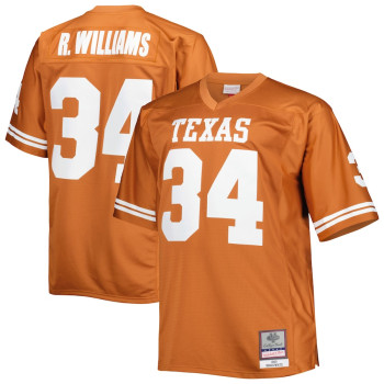 Men's - Ricky Williams Texas Longhorns Mitchell & Ness Legacy Texas Orange College Football Jersey