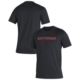 Men's - Rutgers Scarlet Knights adidas Sideline Locker Practice Creator AEROREADY Black College Football T-Shirt