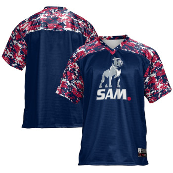 Men's - Samford Bulldogs Navy College Football Jersey