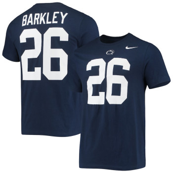 Men's - Saquon Barkley Penn State Nittany Lions Nike Alumni Name & Number Navy College Football T-Shirt