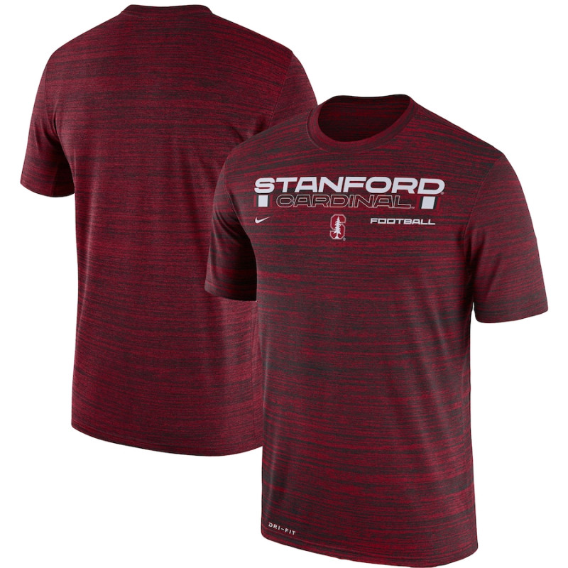 Men's - Stanford Cardinal Nike Team Velocity Legend Performance Cardinal College Football T-Shirt Men's - Stanford Cardinal Nike Team Velocity Legend Performance Cardinal College Football T-Shirt