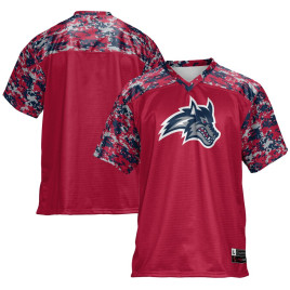 Men's - Stony Brook Seawolves Red College Football Jersey