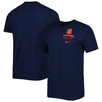 Men's - Syracuse Orange Nike Team Practice Performance Navy College Football T-Shirt