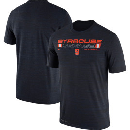 Men's - Syracuse Orange Nike Team Velocity Legend Performance Navy College Football T-Shirt