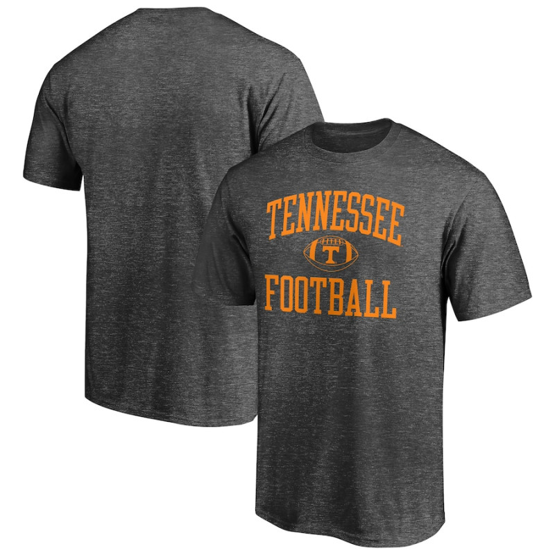Men's - Tennessee Volunteers Fanatics Branded First Sprint Team Heathered Charcoal College Football T-Shirt Men's - Tennessee Volunteers Fanatics Branded First Sprint Team Heathered Charcoal College Football T-Shirt