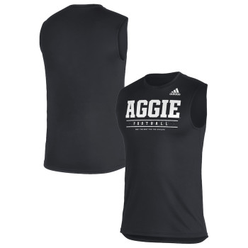 Men's - Texas A&M Aggies adidas Sideline Locker Creator AEROREADY Sleeveless Black College Football T-Shirt Men's - Texas A&M Aggies adidas Sideline Locker Creator AEROREADY Sleeveless Black College Football T-Shirt