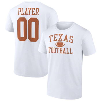 Men's - Texas Longhorns Fanatics Branded Customize NIL Gameday Tradition White College Football T-Shirt