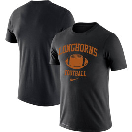Men's - Texas Longhorns Nike Retro Lockup Legend Performance Black College Football T-Shirt