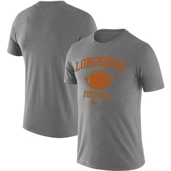 Men's - Texas Longhorns Nike Retro Lockup Legend Performance Heathered Gray College Football T-Shirt