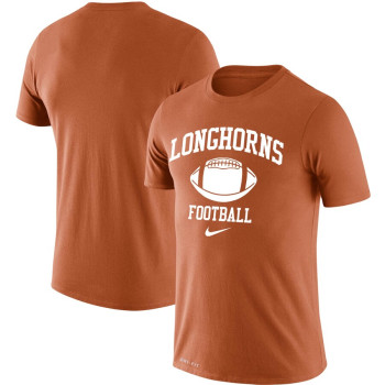 Men's - Texas Longhorns Nike Retro Lockup Legend Performance Texas Orange College Football T-Shirt