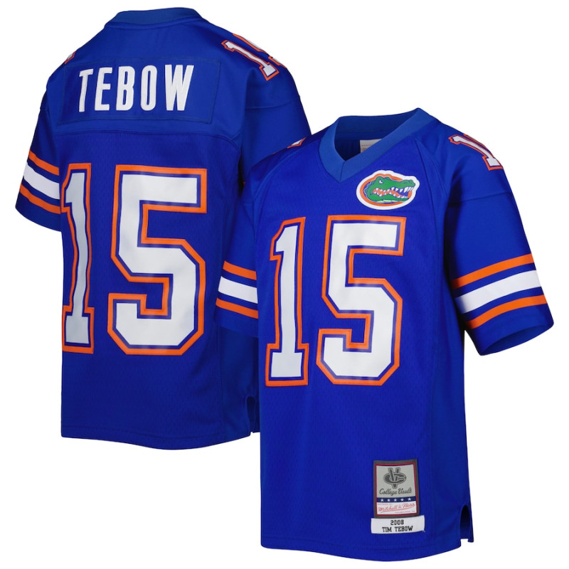 Youth Tim Tebow Florida Gators Mitchell & Ness Replica Royal College Football Jersey Youth Tim Tebow Florida Gators Mitchell & Ness Replica Royal College Football Jersey