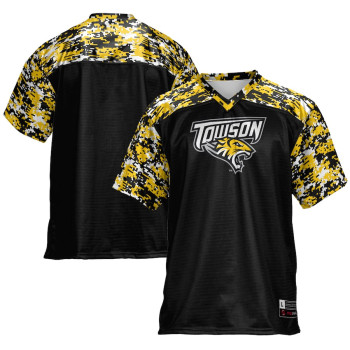 Men's - Towson Tigers Black College Football Jersey