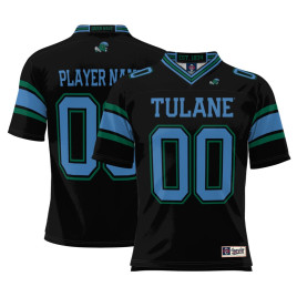 Youth Tulane Green Wave ProSphere NIL Customize Black College Football Jersey