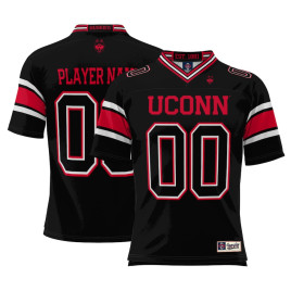 Men's - UConn Huskies ProSphere NIL Customize Black College Football Jersey