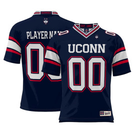 Men's - UConn Huskies ProSphere NIL Customize Navy College Football Jersey