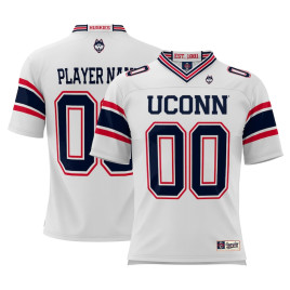 Men's - UConn Huskies ProSphere NIL Customize White College Football Jersey