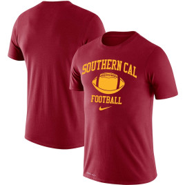 Men's - USC Trojans Nike Retro Lockup Legend Performance Cardinal College Football T-Shirt