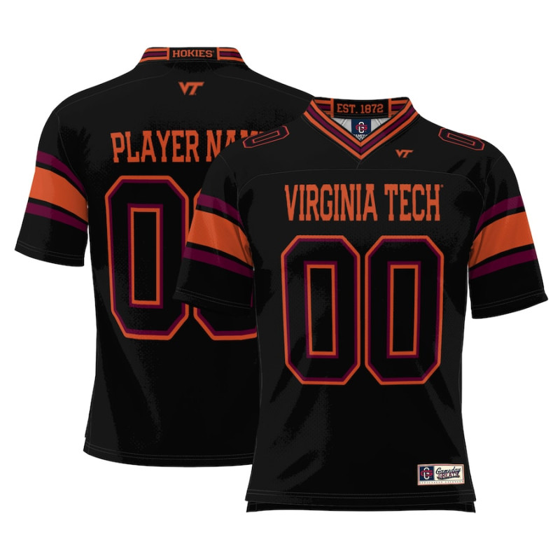 Men's - Virginia Tech Hokies ProSphere NIL Customize Black College Football Jersey Men's - Virginia Tech Hokies ProSphere NIL Customize Black College Football Jersey