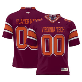 Youth Virginia Tech Hokies ProSphere NIL Customize Maroon College Football Jersey