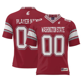 Men's - Washington State Cougars ProSphere NIL Customize Crimson College Football Jersey