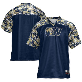 Men's - Wingate University Bulldogs Navy College Football Jersey