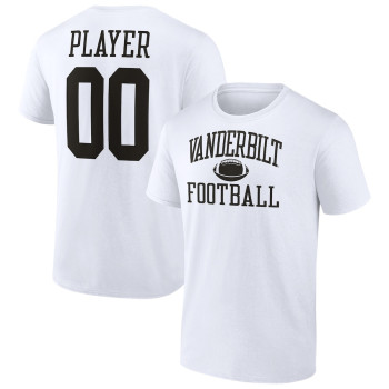Men's - Vanderbilt Commodores Fanatics Branded Customize NIL Gameday Tradition White College Football T-Shirt