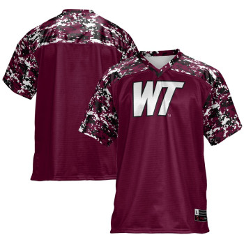 Men's - West Texas A&M Buffaloes Maroon College Football Jersey
